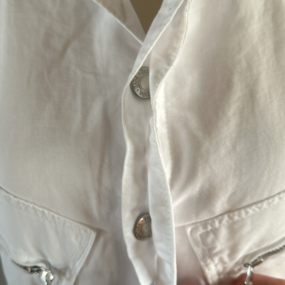 Zara | Utility Short Jumpsuit in White (NWT) - Picture 3 of 7